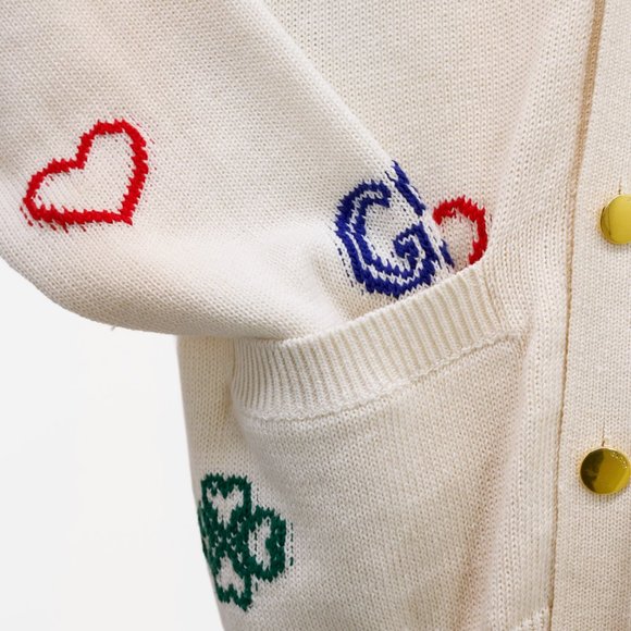 Gucci Symbols Jacquard - Rainbow - Cardigan - Picture 7 of 16